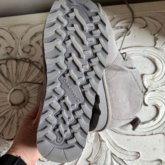 Bearpaw Skye Womens Size 9 Gray Fog Suede Lace Up Chukka Ankle Boot - Picture 7 of 8